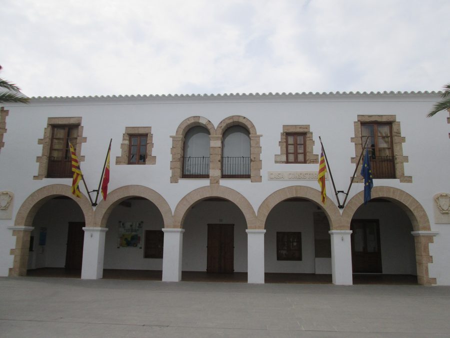 Town hall of Santa Eulària des Riu on Carrer de Sant Vicent, Ibiza