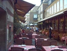 Restaurant mit Außenbereich